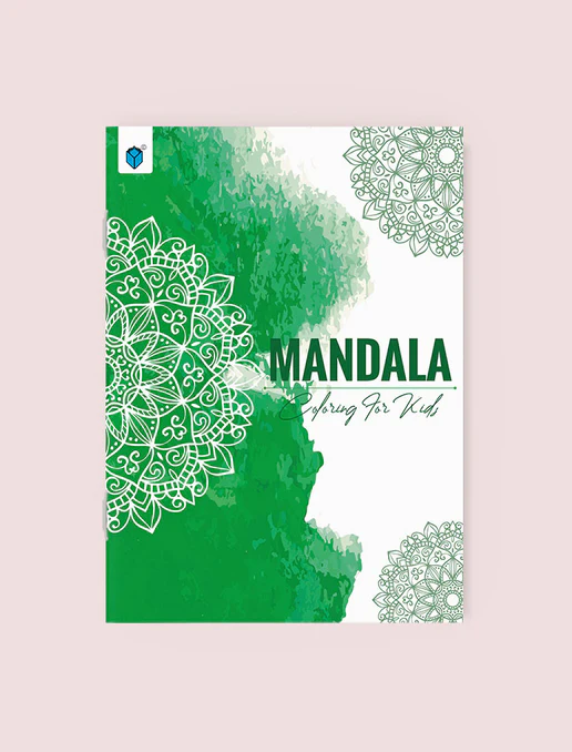Mandala Colouring for Kids Book 3 Green by Nadia Nezam – fun and creative mandala colouring book for children to express imagination and focus through art