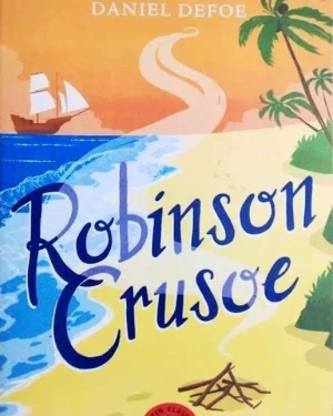 Book cover of Puffin Classics: Robinson Crusoe by Daniel Defoe — an enduring adventure tale of survival, courage, and friendship on a deserted island.