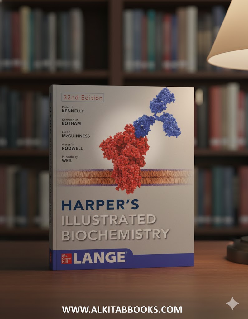 Cover of Harper’s Illustrated Biochemistry 32nd Edition by Peter J. Kennelly and Kathleen M. Botham
