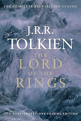 Cover of The Lord of the Rings: One Volume Edition (Paperback) by J.R.R. Tolkien — the complete fantasy trilogy in a single book.