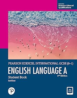 Cover of Pearson Edexcel International GCSE (9–1) English Literature A Student Book by David Grant — Pearson textbook for International GCSE English Literature students.