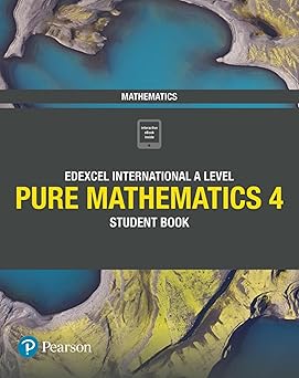Cover of Pearson Edexcel International A Level Pure Mathematics Student Book 4 by Joe Skrakowski — advanced Edexcel Pure Mathematics textbook for A Level learners.