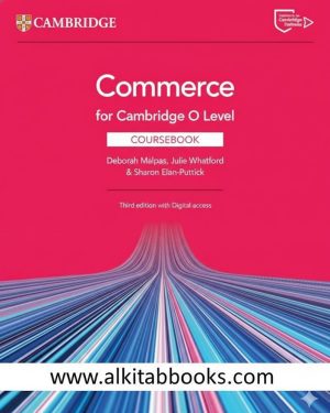 “Commerce for Cambridge O Level Coursebook by Deborah Malpas, Julie Whatford, and Sharon Elan-Puttick – Book Cover”