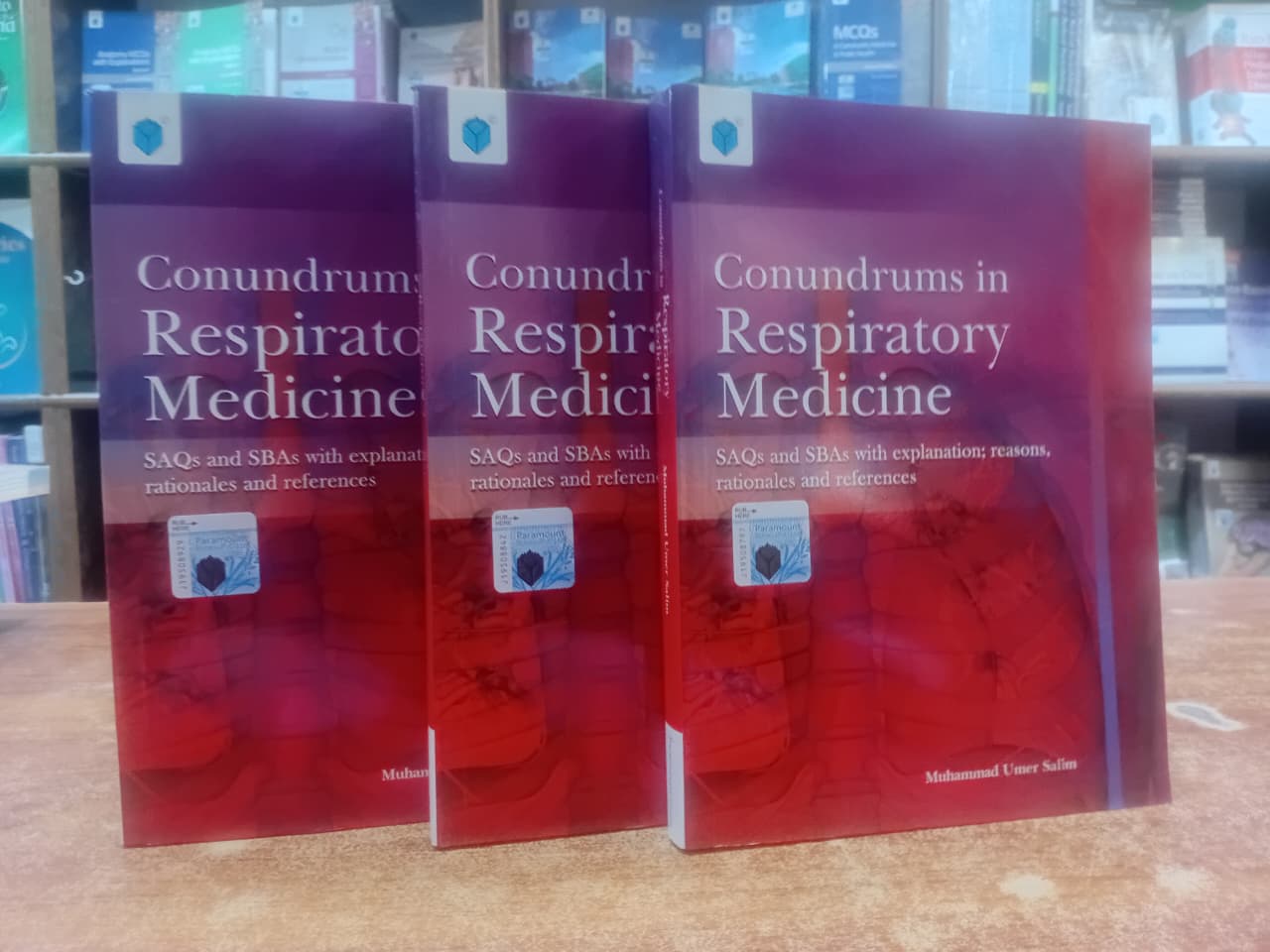 Conundrums in Respiratory Medicine by Muhammad Umer Salim medical textbook cover