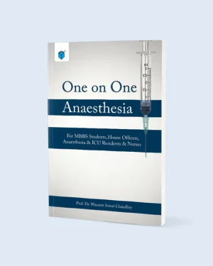 One on One Anaesthesia by Dr Waseem Ismat Chaudhry anesthesia medical textbook cover