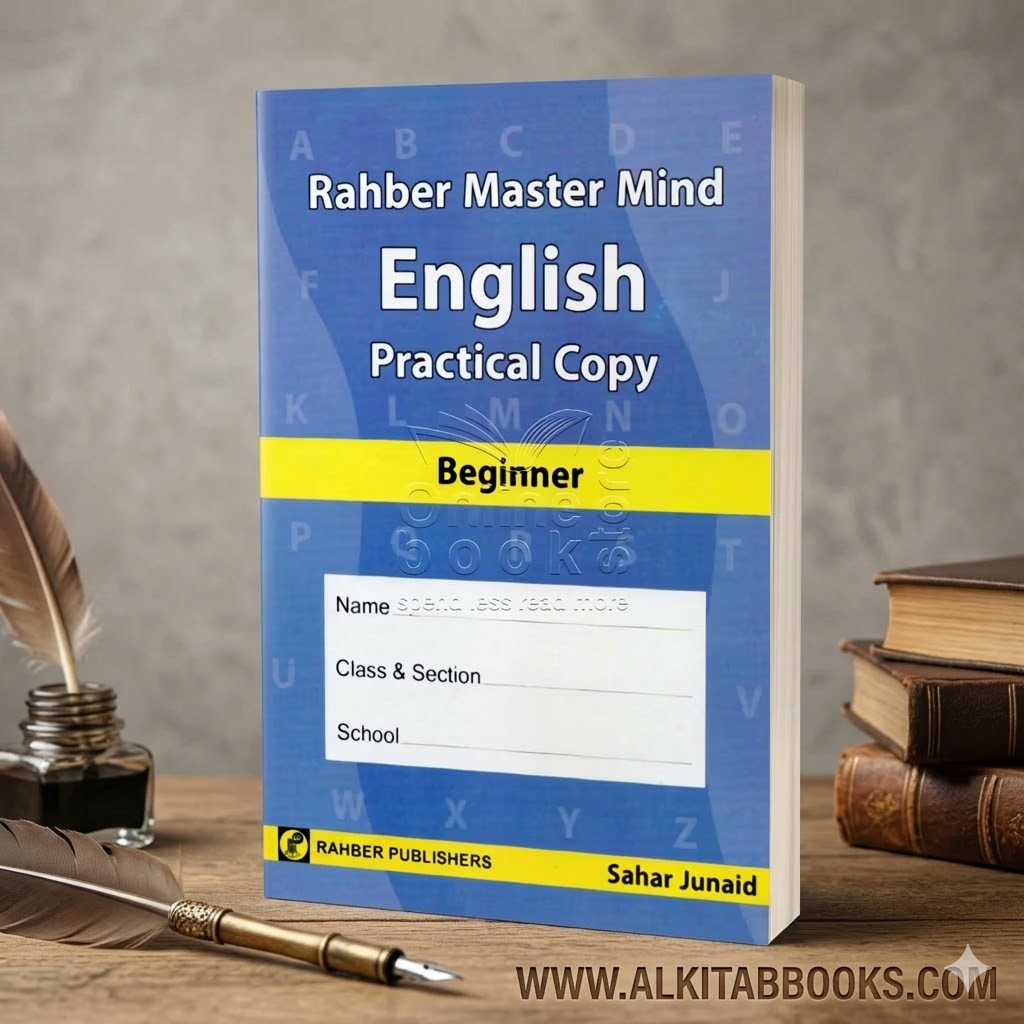 Rahber Master Mind English Practical Copy Beginner by Rahber Publishers English writing practice book cover
