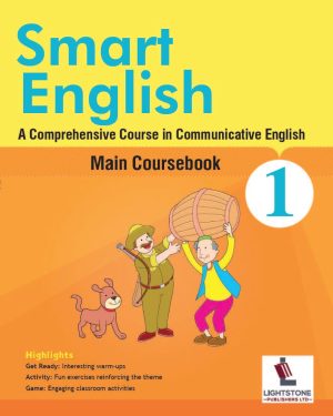 Smart English Course Book 1 by Lightstone Publishers for Class 1 students.