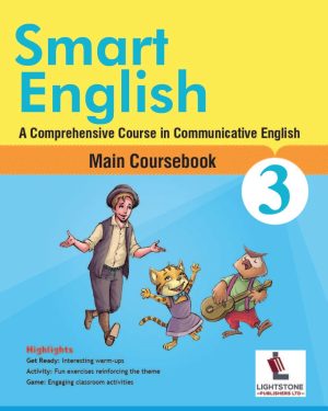 Smart English Course Book 3 by Lightstone Publishers for Class 3 students.