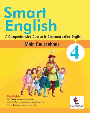 Smart English Course Book 4 by Lightstone Publishers for Class 4 students.