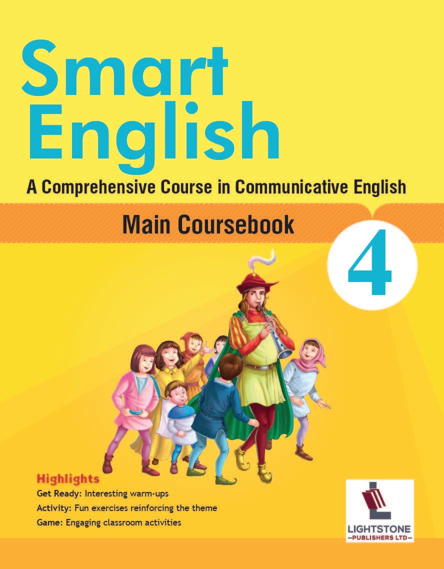 Smart English Course Book 4 by Lightstone Publishers for Class 4 students.