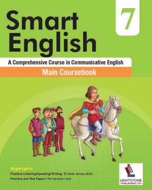 Smart English Course Book 7 by Lightstone Publishers for Class 7 students.