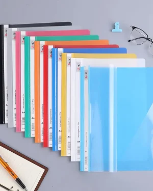 A4 Management TT Plastic CV Presentation Cover File in Assorted Colours for Protecting Certificates and Degrees