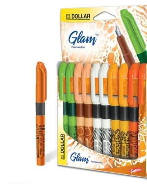 Dollar Glam Fountain Pen Pack of 10 Pens