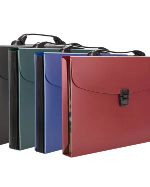 Deli Expanding File Bag with 13 Pockets for Document Organization