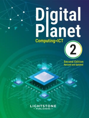 Digital Planet Book 2 by Lightstone Publishers, computer studies textbook for Class 2 students