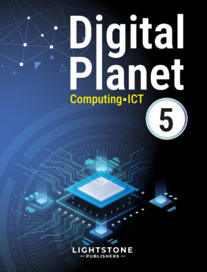 Digital Planet Book 5, Lightstone Publishers, Class 5 Computer Book, Computer Studies Textbook, Primary IT Book, Digital Literacy, School Books Pakistan, Alkitab Books