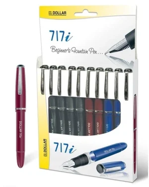 Dollar Fountain Pen 717i Pack of 10 Pens