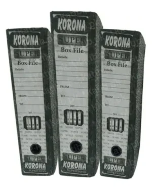 Korona Box File F4 Size 13x11 Inches for Office and School Documents