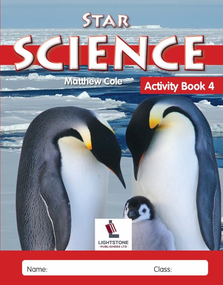 Star Science Activity Book 4 by Matthew Cole, a Class 4 science activity workbook published by Lightstone Publishers