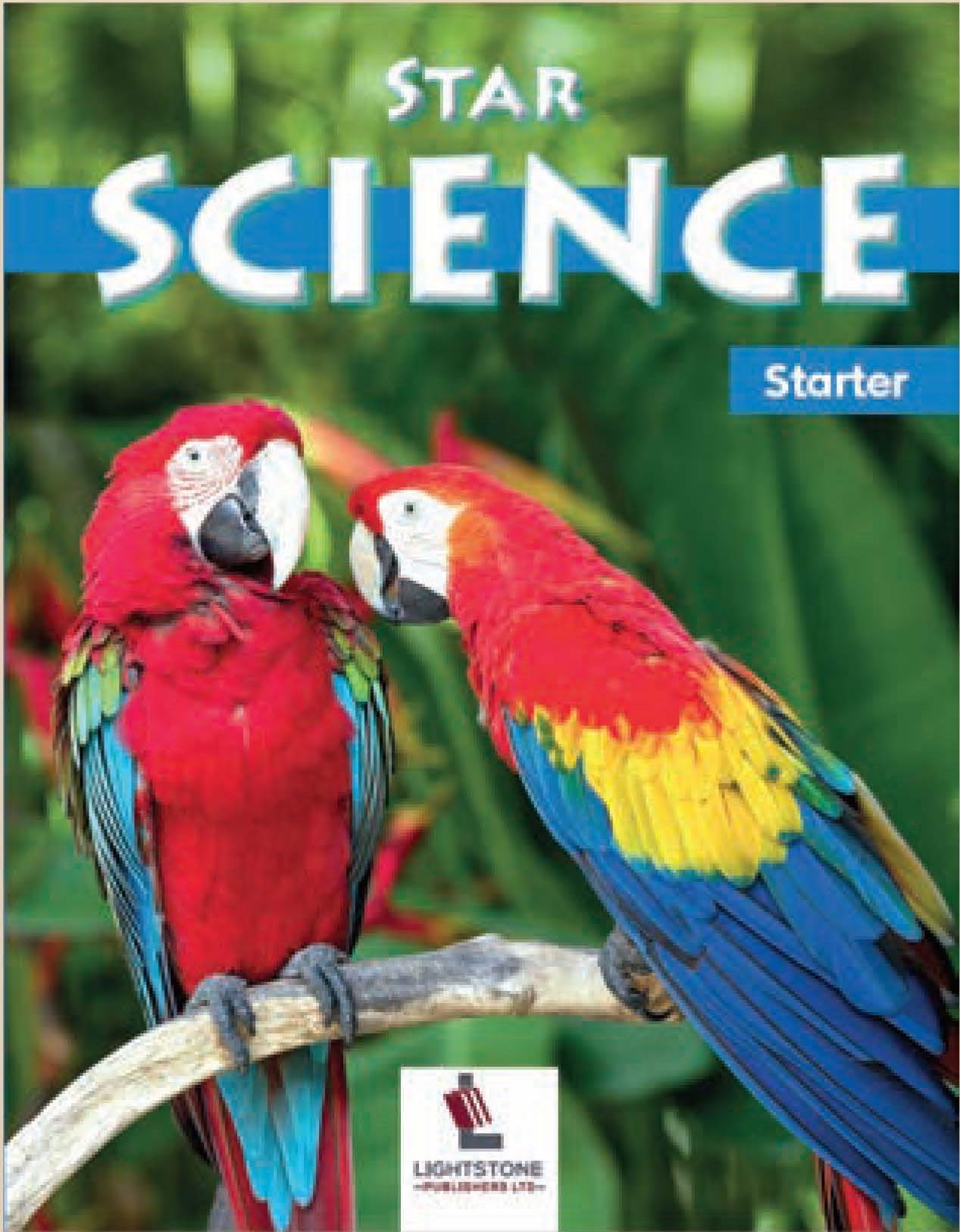 Star Science Starter science textbook by Lightstone Publishers for kindergarten students